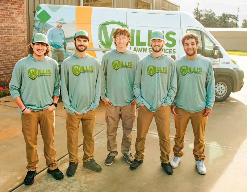 Willis Lawn Services technicians Willis Lawn Services technicians